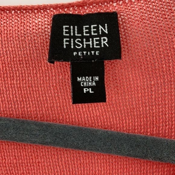 Eileen Fisher 100% linen Top Sz L - Picture 2 of 5